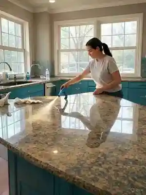 Eco-friendly house cleaning in Cutler Bay with spotless kitchen and coastal decor
